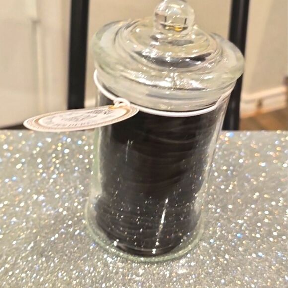 Arete Athene Glass Jar 120 Ponytail Holders - Picture 5 of 7